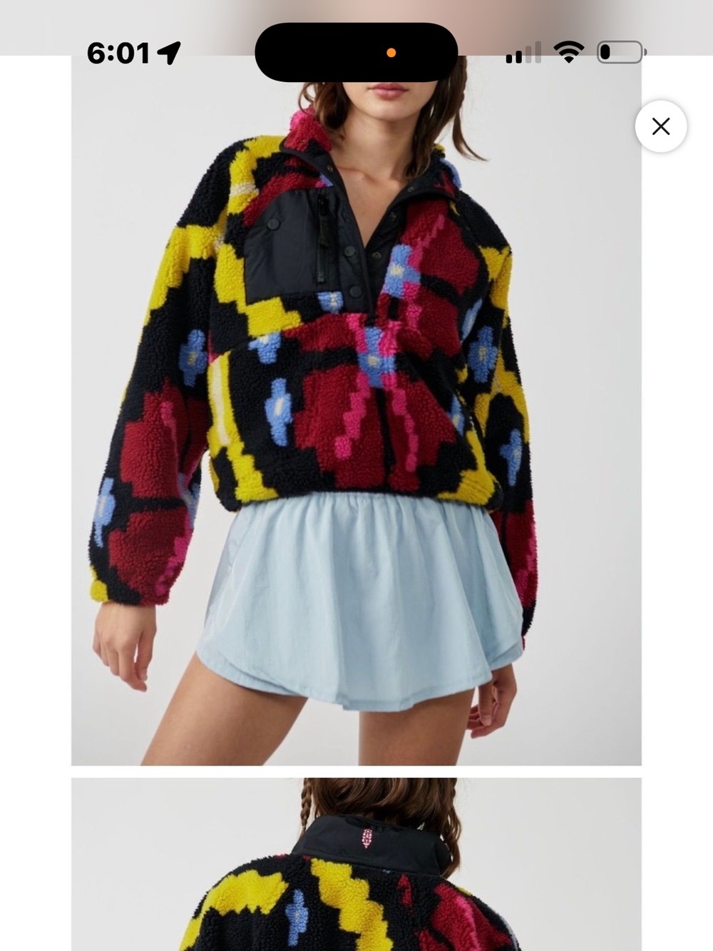 Free People Movement Rocky Ridge Fleece Pullover MSRP $168